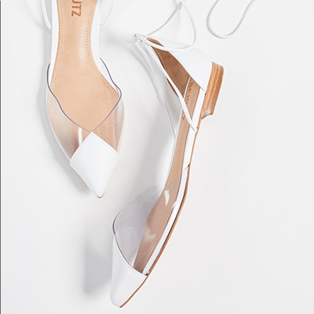 Schutz Merry Point Toe Flats